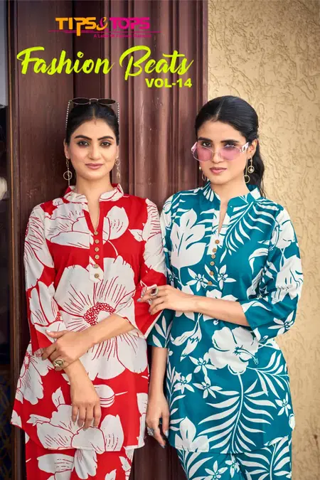 Fashion Beats Vol 14 By Tips And Tops Rayon Co Ord Set Suppliers In India